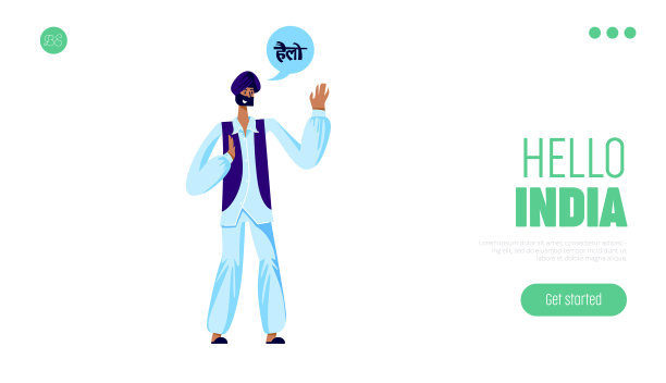 在线语言学习登陆页面设计图片下载