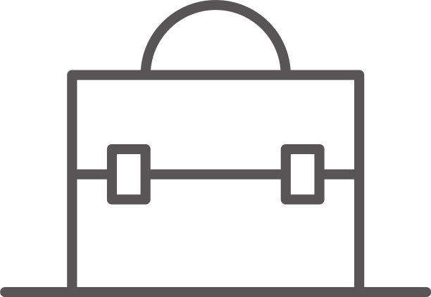 商务公文包线性图标设计图片下载