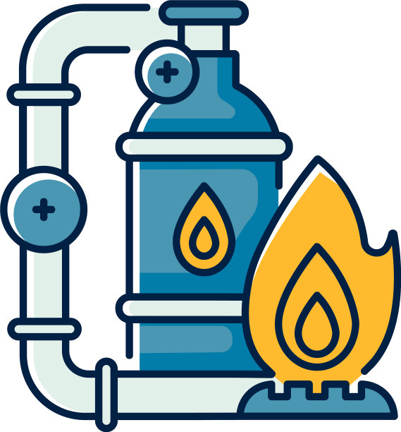 气体工业RGB彩色图标图片下载