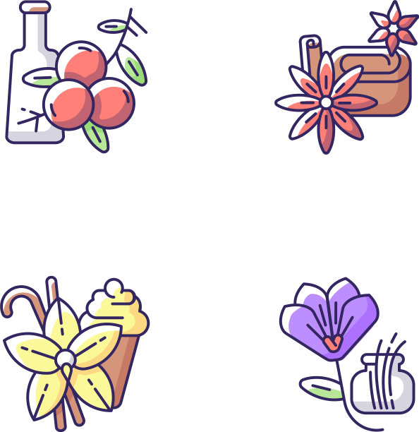 香料RGB颜色图标集图片下载