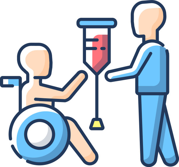 康复服务RGB颜色图标图片下载