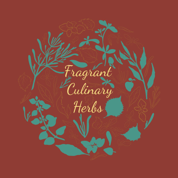 香菜海报，徽章或卡片图片下载