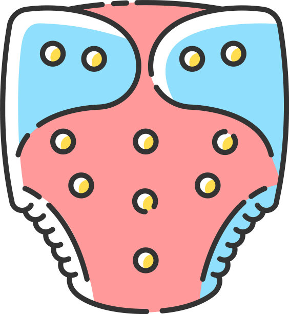 布尿布RGB颜色图标图片下载