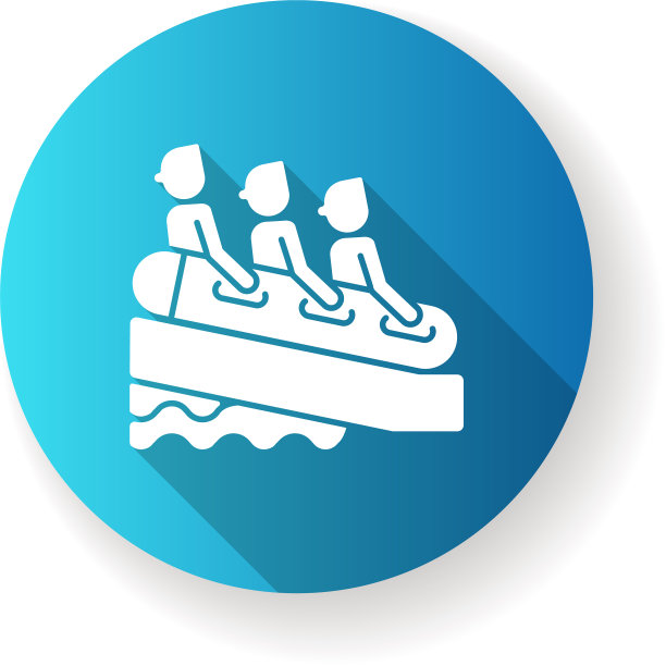 家庭漂流蓝平设计长影字形图片下载