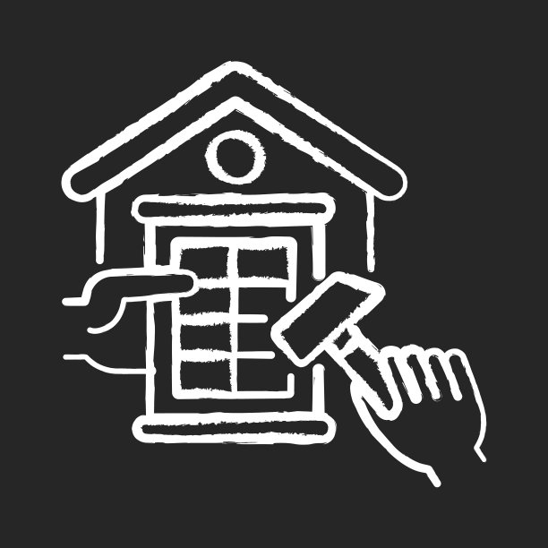 Windows构造粉笔白色图标上的黑色图片下载