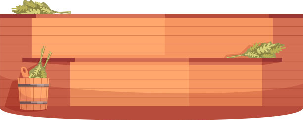 芬兰桑拿半平RGB颜色图片下载