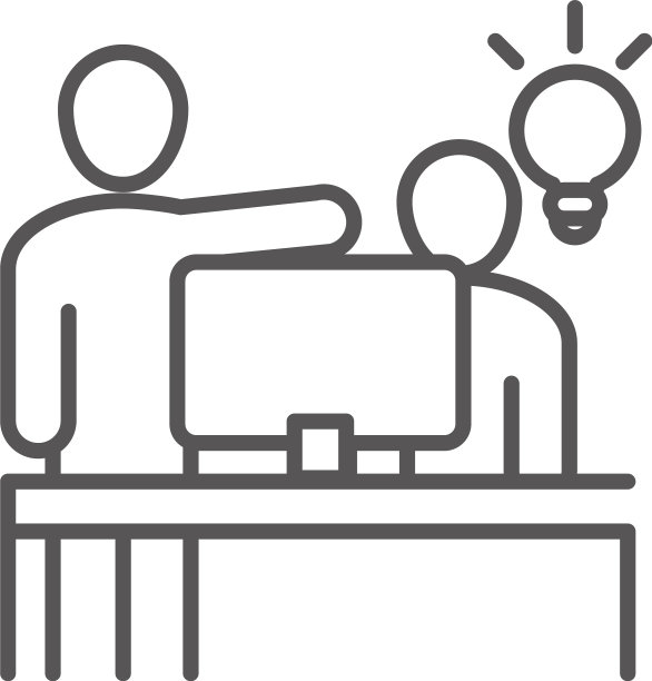 人们利用计算机创造共同工作图片下载