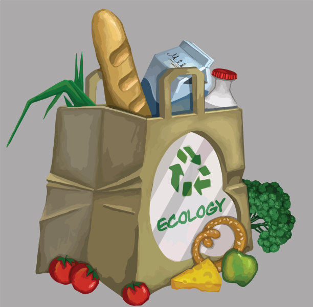 商品及消费品购物袋图片下载