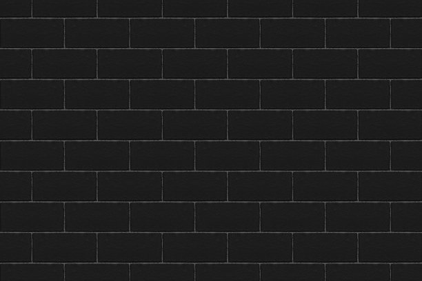 砖石墙黑色特写。纹理或背景图片下载