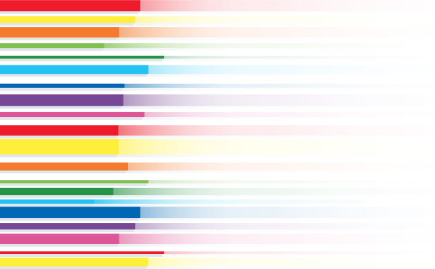 彩虹线条抽象艺术背景图片下载