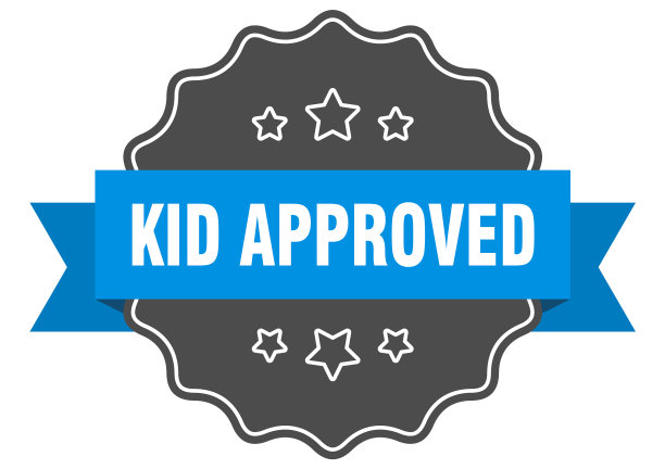 儿童认可标签儿童认可隔离印章图片下载