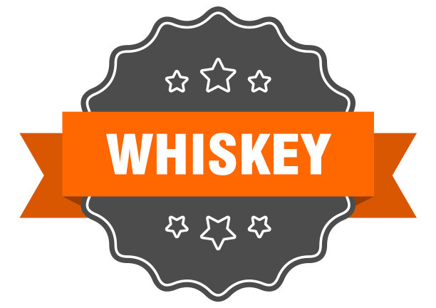 威士忌标签威士忌隔离密封贴纸标志图片下载