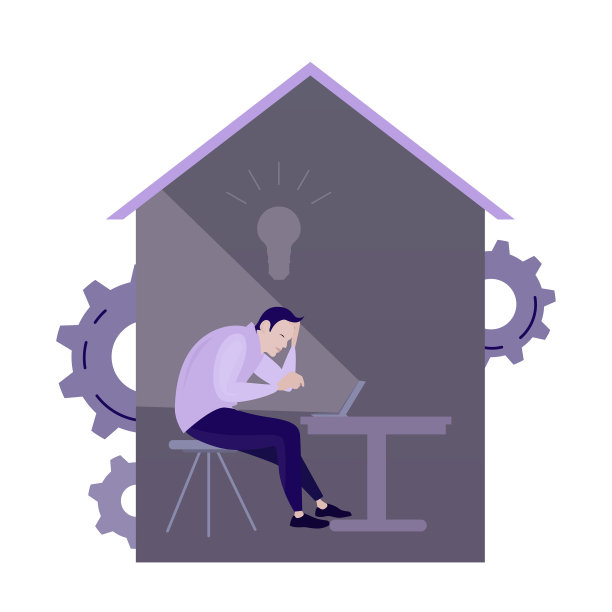 居家隔离工作与笔记本隔离办公室图片下载