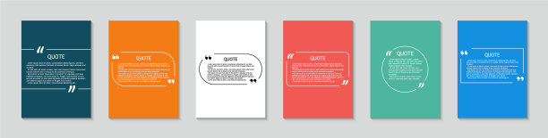 在方框中引用文本气泡模板图片下载