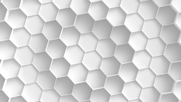 白色六角背景图片下载