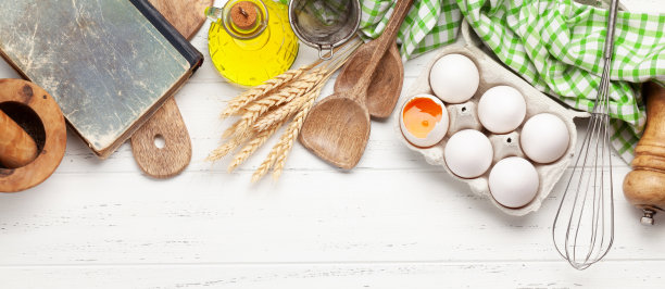 烹饪用具及食材图片下载