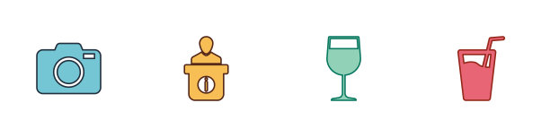 相机问讯台设酒杯和拍照图片下载