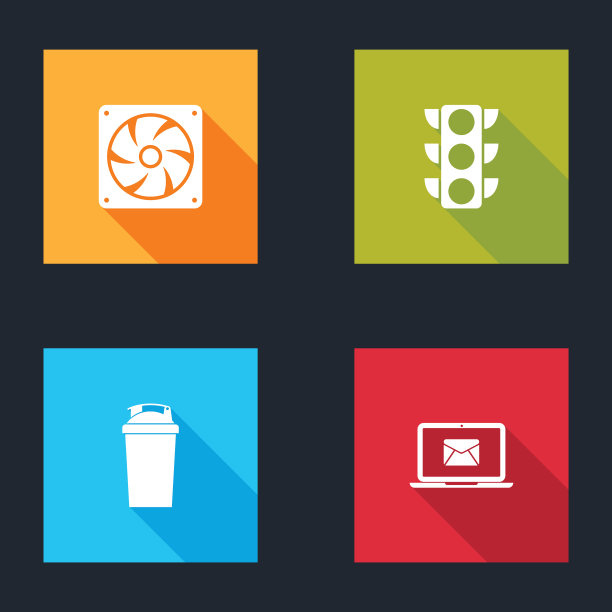 设置电脑冷却器红绿灯健身摇床图片下载