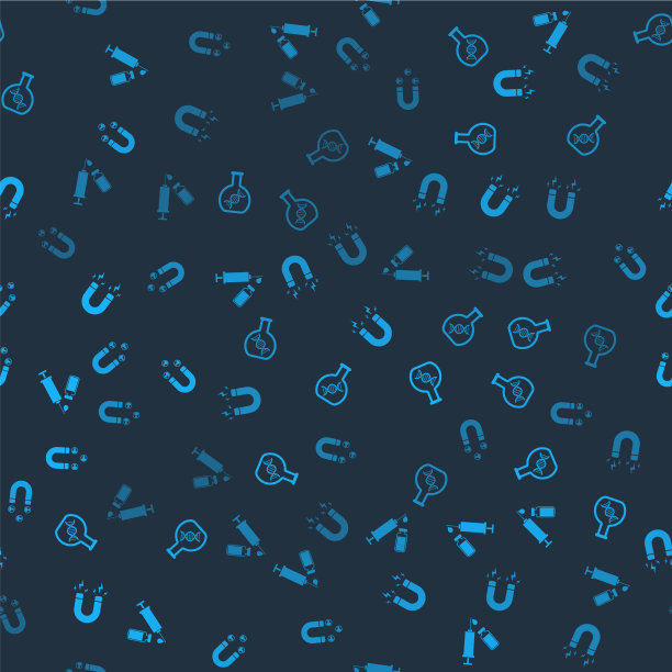 设置医用注射器和小瓶DNA研究搜索图片下载