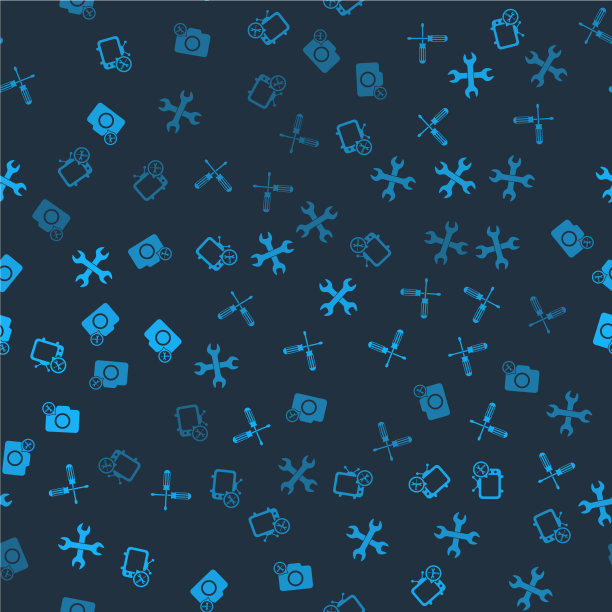 设置电视服务十字螺丝刀和扳手图片下载