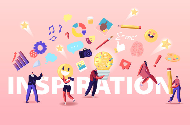 灵感概念人物克服创意图片下载