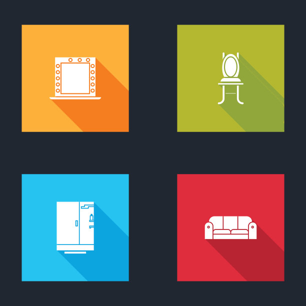 设置化妆镜与灯椅子淋浴间图片下载