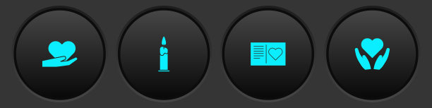 情人节的烛光放在心中燃烧图片下载