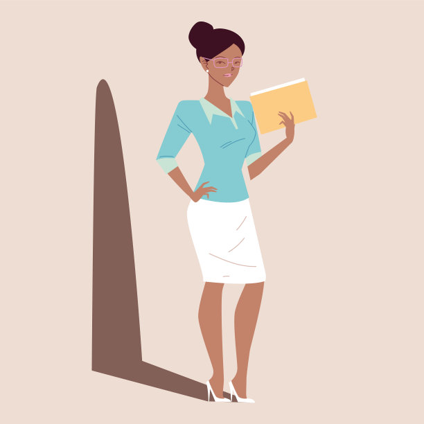 漂亮的黑人女商人图片下载