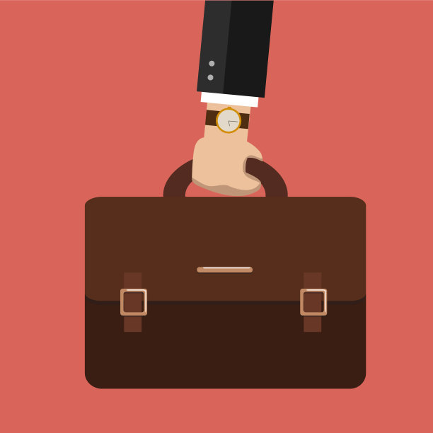 商务手握公事包图片下载