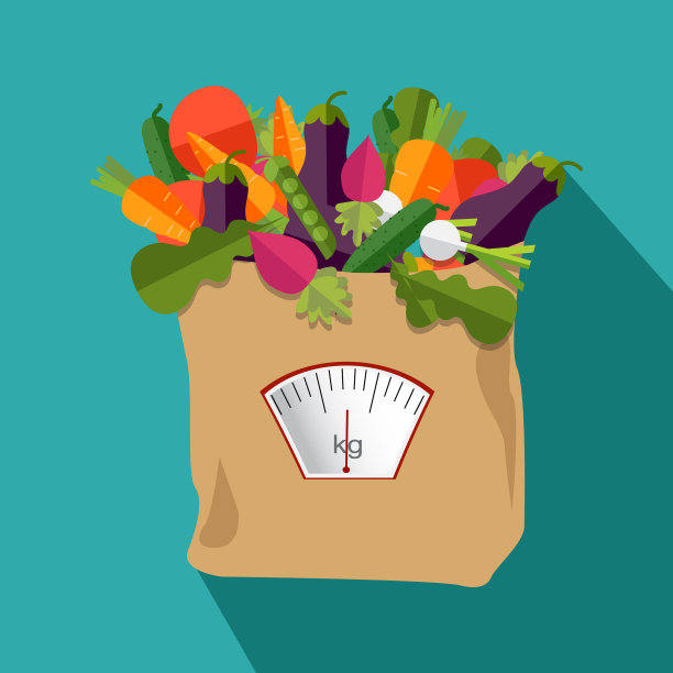 百分之百的天然有机装在纸袋里图片下载