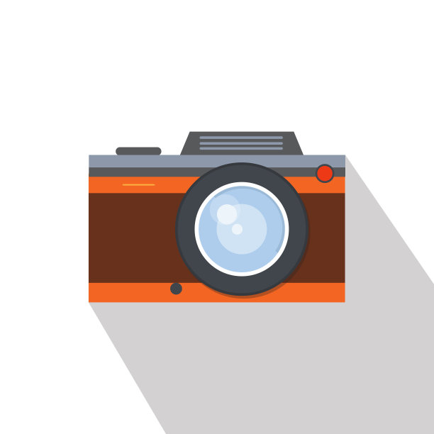 复古相机复古相机平面设计风格老图片下载