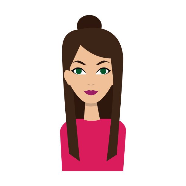 女孩偶像女人头像头像卡通风格图片下载