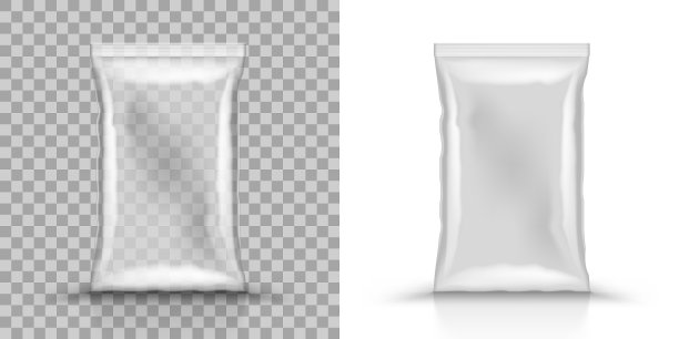 3d空垂直密封塑料铝箔袋图片下载