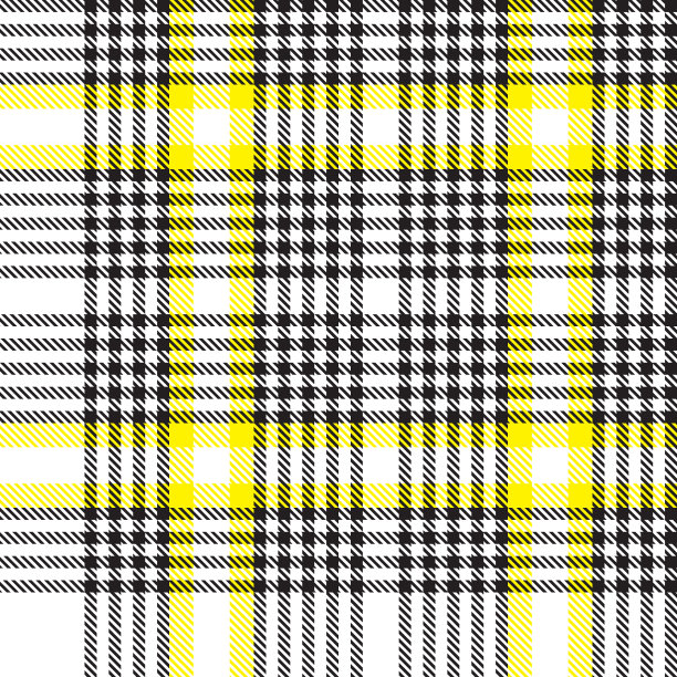 黄色格纹纹理无缝图案图片下载