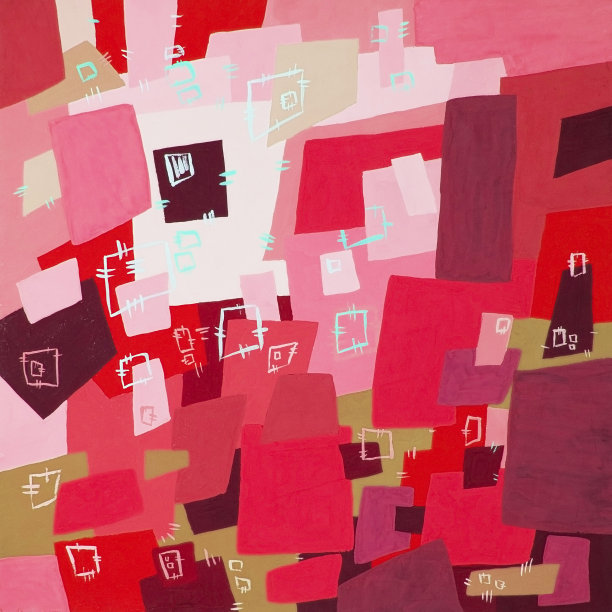 抽象插图与织物纹理。带有补丁的种族背景图片下载