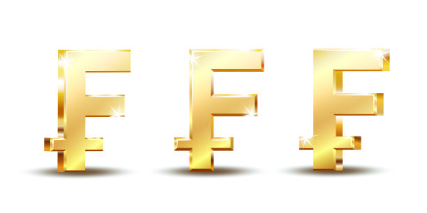 瑞士法郎是金灿灿的货币象征图片下载