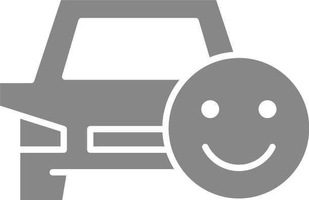 汽车用笑脸灰色图标最好图片下载