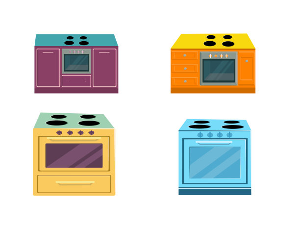 炉子孤立在白色背景上图片下载