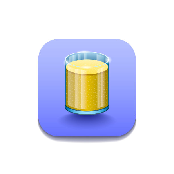 玻璃饮料标志向量符号图标设计风格图片下载