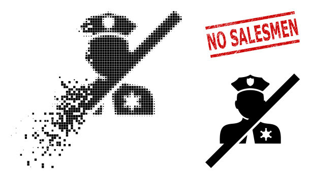 分解像素黑名单警察图标和图片下载