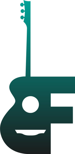 信吉他风格图标标志图片下载