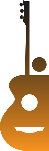 信吉他风格图标标志图片下载