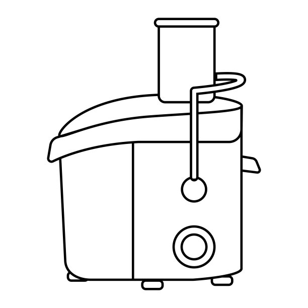电动柑橘榨汁机。图片下载