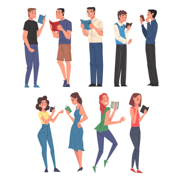 站着读书的人是年轻人图片下载