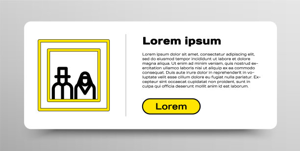 线家庭照片图标孤立在白色图片下载