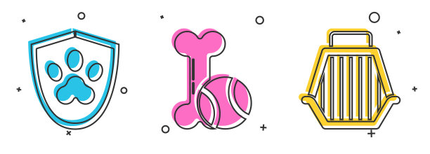 设动物健康保险宠物玩具骨胶图片下载