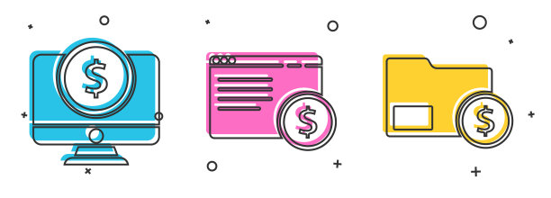 设置电脑显示器与美元网上购物图片下载