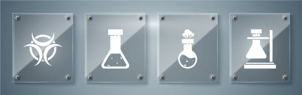 将试管烧瓶放在固定的试管和烧瓶上图片下载