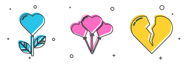 把气球做成心形的花图片下载