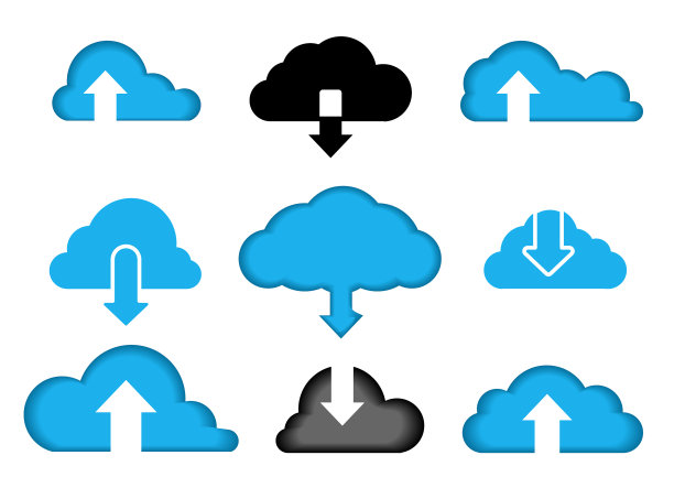 数据云一套图标电脑图片下载